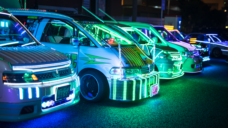 Illustration for article titled Japan's Halloween Car Party Is Out Of This World